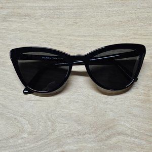 Prada SPR01V SPR01 Cat Eye Sunglasses 56-20-145 (V3D2) Made in Italy High Fashio